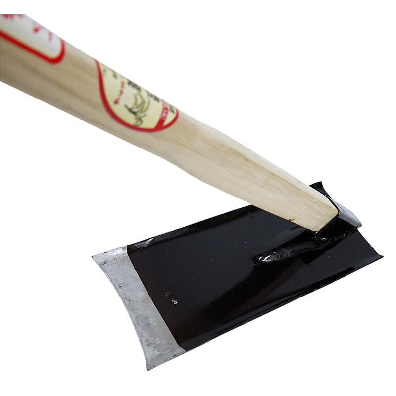 浅香工業 703492 豊穣 広島型 平鍬黒 1350柄付 #79358 1個(ご注文単位1個)【直送品】