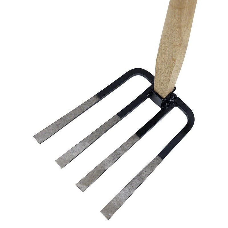 浅香工業 703447 豊穣 岡山型 四ツ目鍬 1200柄付 #77925 1個(ご注文単位1個)【直送品】