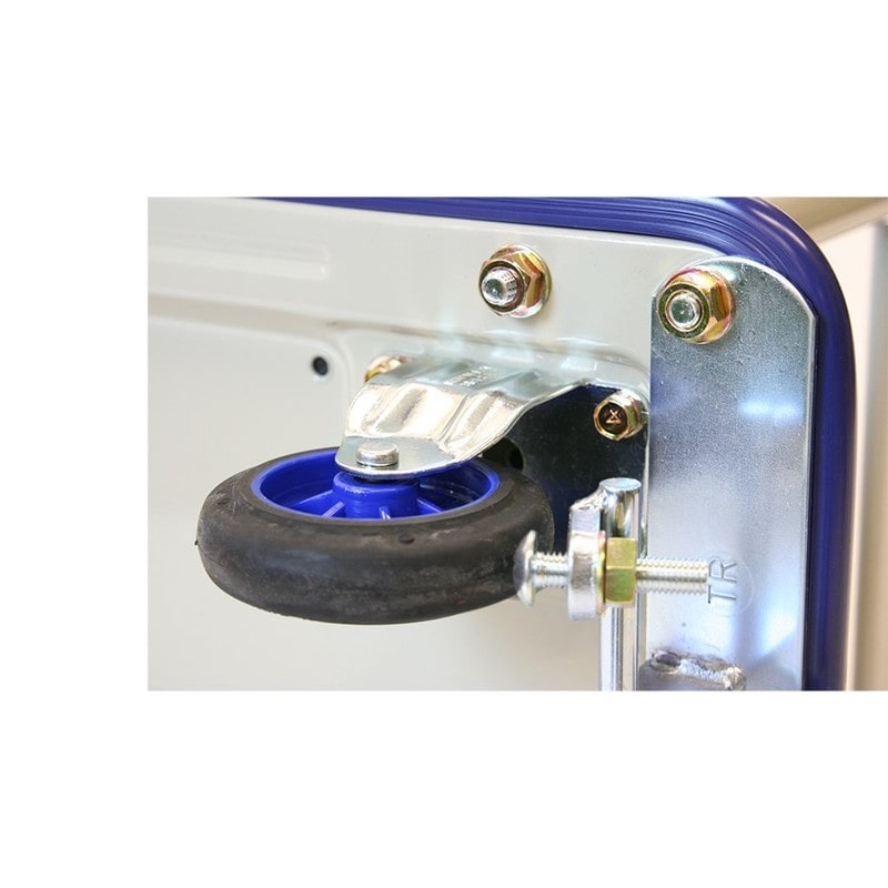 浅香工業 709123 金象キャリーラック 金網 大 フットブレーキ付 #183370 1個(ご注文単位1個)【直送品】