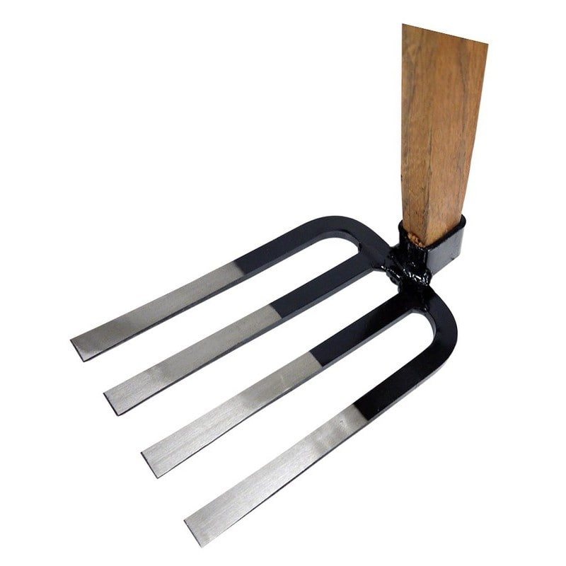 浅香工業 703487 豊穣 山口型 四本鍬 1200柄付 #79297 1個(ご注文単位1個)【直送品】