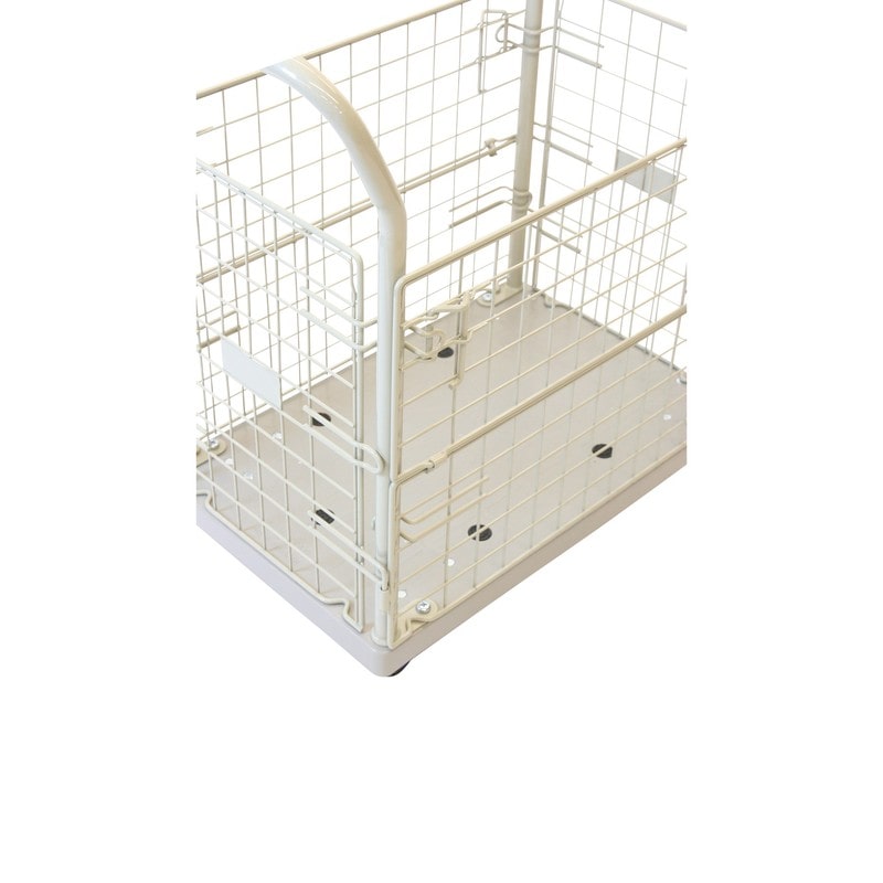 浅香工業 709907 金象プラキャリーラック金網付L小#183554 1個(ご注文単位1個)【直送品】