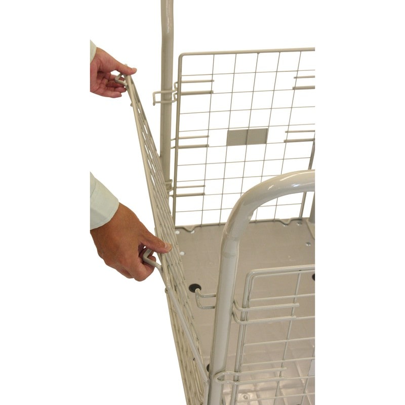 浅香工業 709907 金象プラキャリーラック金網付L小#183554 1個(ご注文単位1個)【直送品】