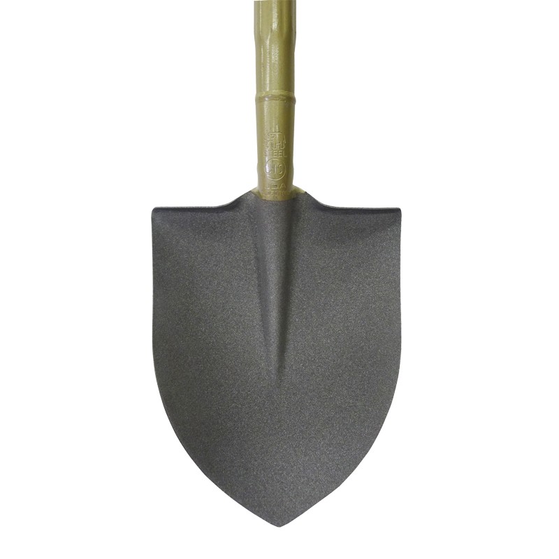 浅香工業 701116 パイプ柄 耐摩耗ショベル 丸形 #18348 1個（ご注文単位1個）【直送品】