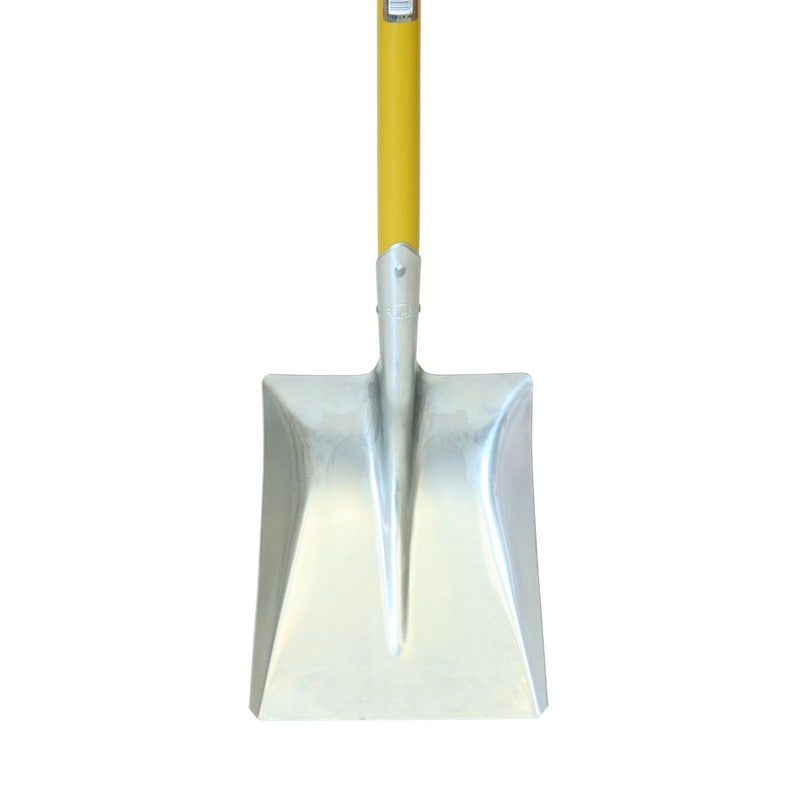 浅香工業 701355 D柄アルミスコップ 角形 イエロー #1669 1個(ご注文単位1個)【直送品】