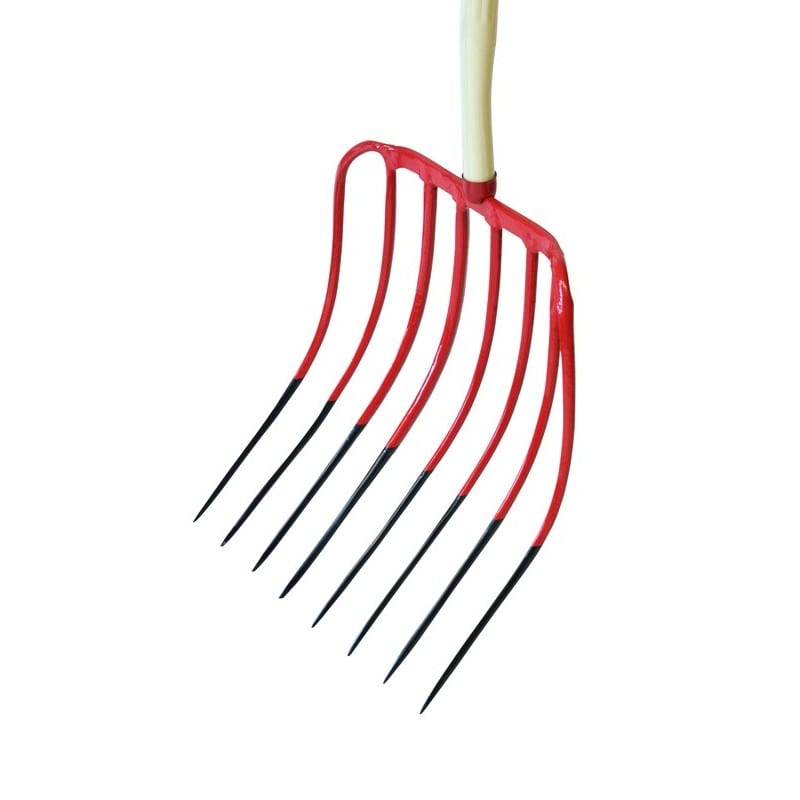 浅香工業 701423 パイプ柄サイレージホーク 8本爪 #9212 1個(ご注文単位1個)【直送品】