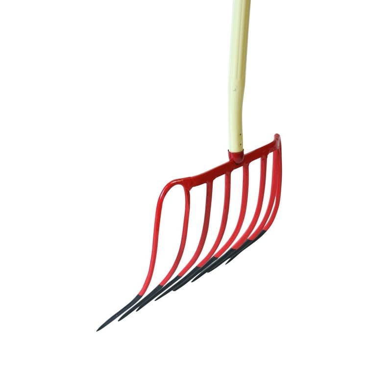 浅香工業 701423 パイプ柄サイレージホーク 8本爪 #9212 1個(ご注文単位1個)【直送品】