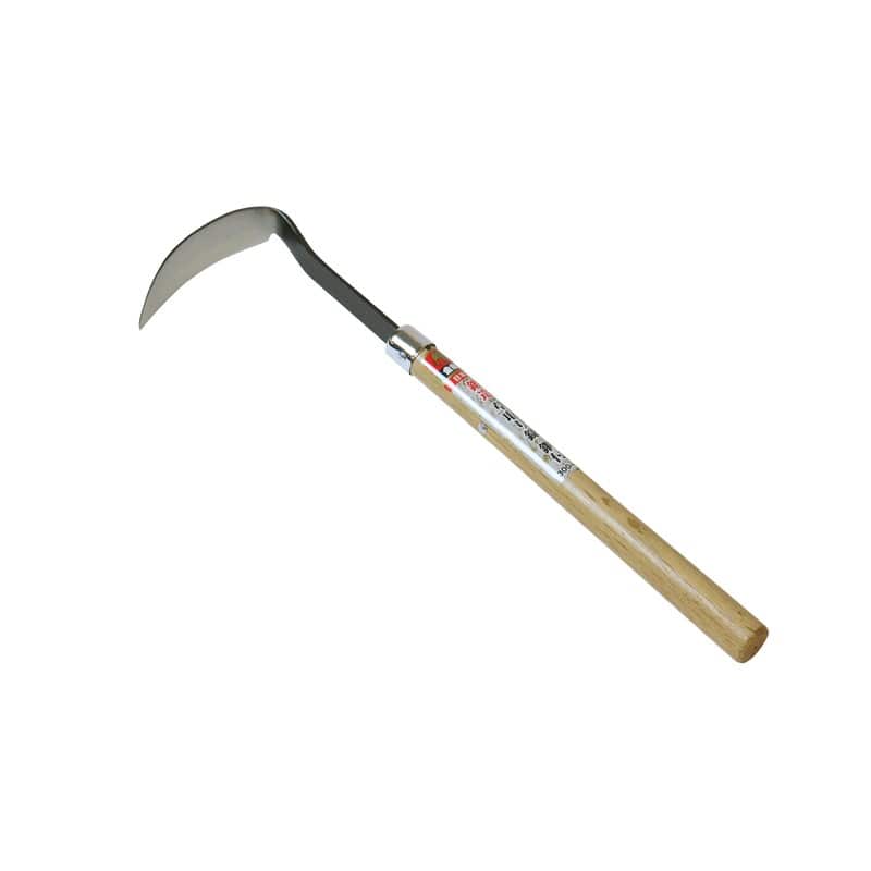 浅香工業 703257 鍛造草取り鎌 300mm柄付 #155432 1個（ご注文単位1個）【直送品】