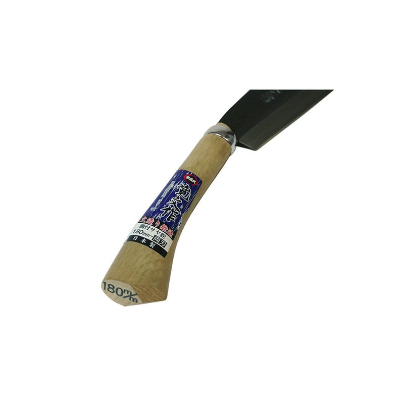 浅香工業 305034 鋼付サヤ鉈 180両刃 #190132 1個(ご注文単位1個)【直送品】