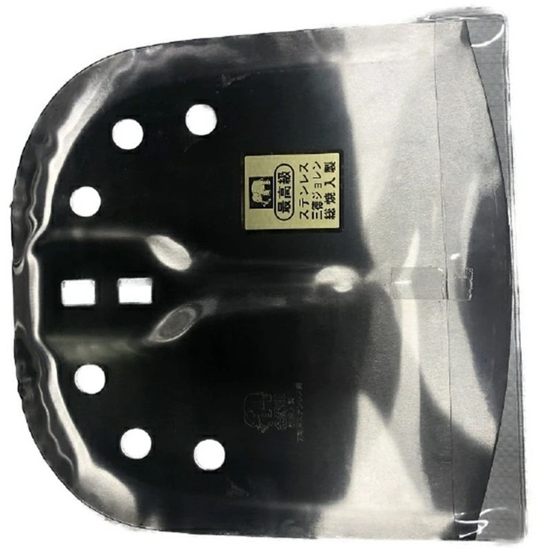 浅香工業 703064 三徳ジョレン ステンレス 柄無 #72524 1個（ご注文単位1個）【直送品】