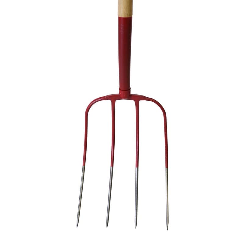 浅香工業 701410 木柄ホーク 4本爪 4B #30032 1個(ご注文単位1個)【直送品】