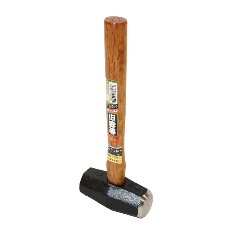 浅香工業 526079 石頭ハンマー 1.5 柄付 ダルマセット #54540 1個（ご注文単位1個）【直送品】