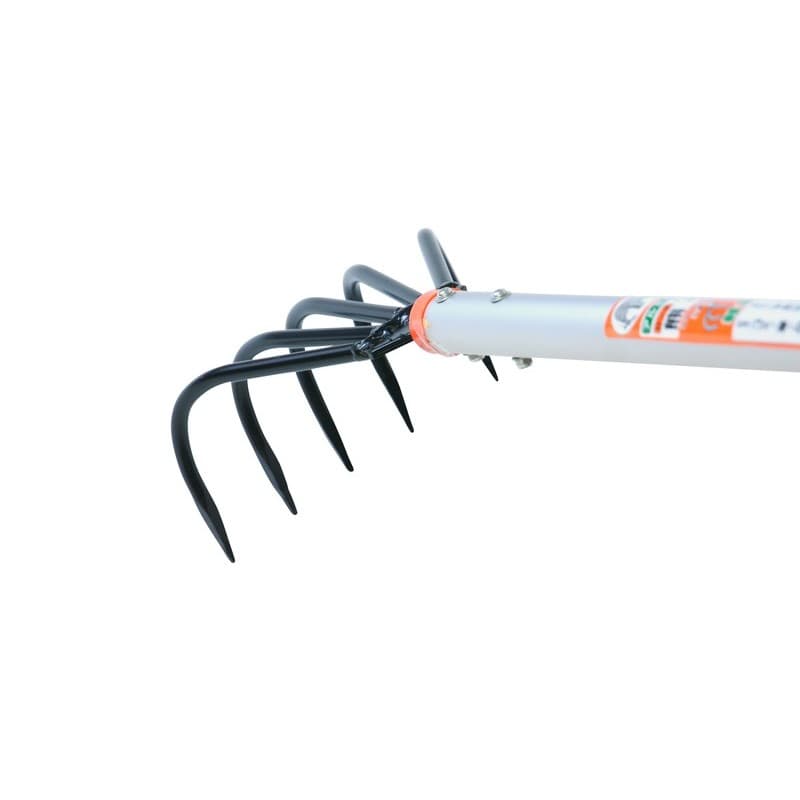 浅香工業 703212 アルミパイプ柄 ロング土かき熊手 #151381 1個（ご注文単位1個）【直送品】