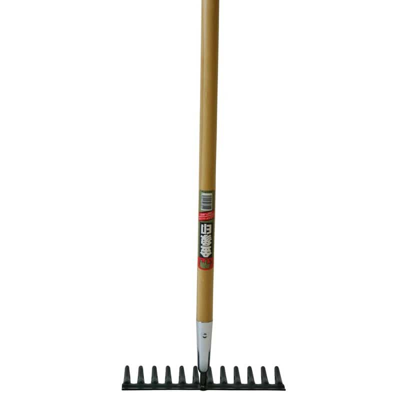 浅香工業 703161 HSスチールレーキ 12本爪 #72906 1個（ご注文単位1個）【直送品】