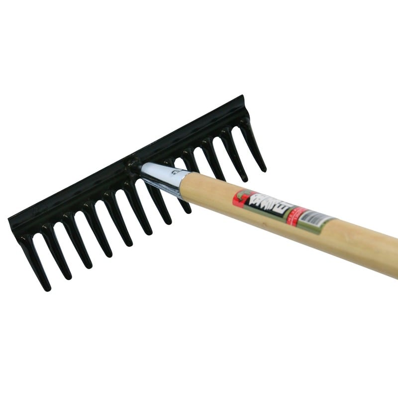 浅香工業 703161 HSスチールレーキ 12本爪 #72906 1個（ご注文単位1個）【直送品】