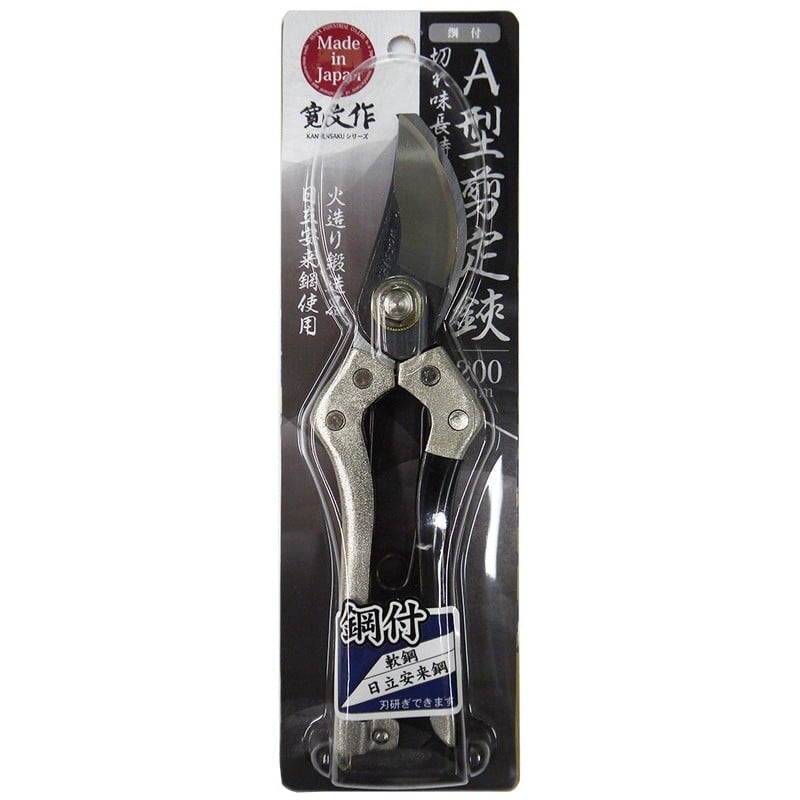 浅香工業 109202 A型剪定鋏 鋼付 #192008 1個（ご注文単位1個）【直送品】
