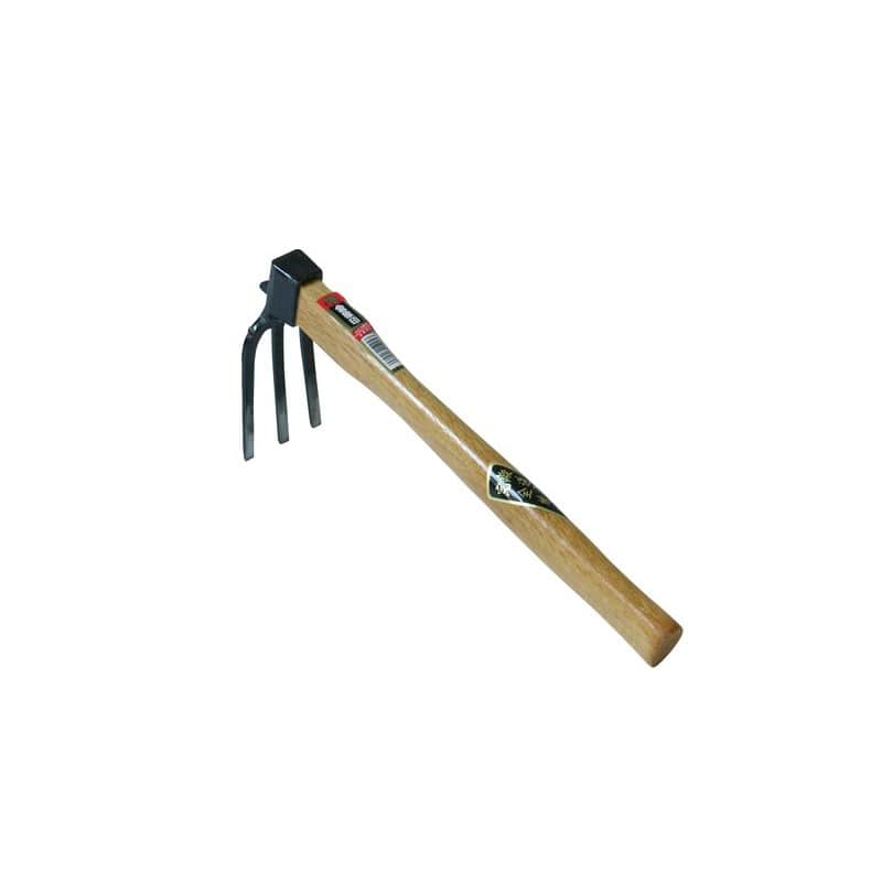 浅香工業 302311 鍛造片手3本備中鍬 柄付 #152253 1個（ご注文単位1個）【直送品】