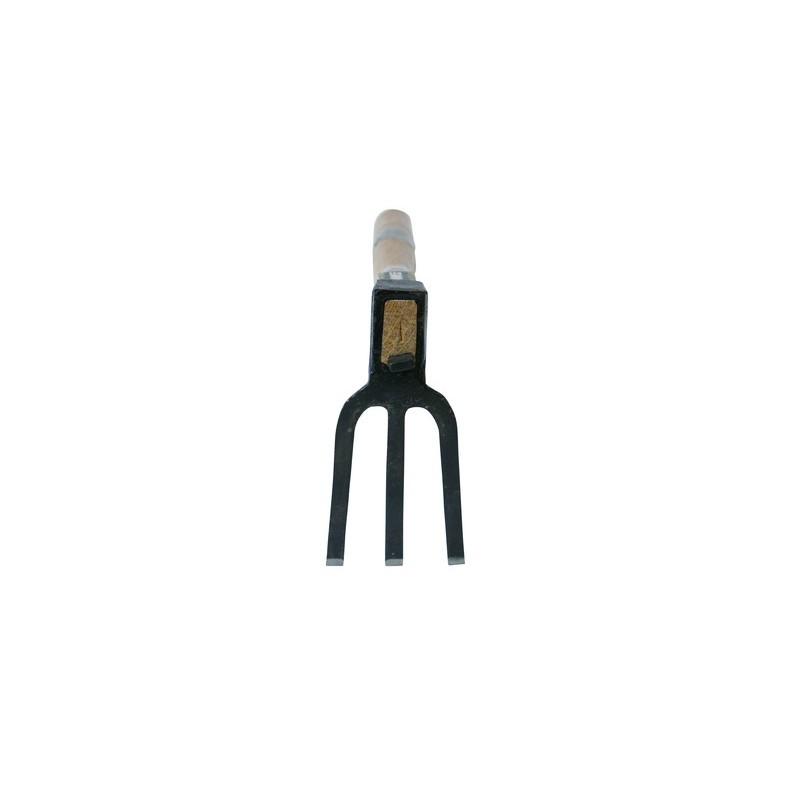 浅香工業 302311 鍛造片手3本備中鍬 柄付 #152253 1個(ご注文単位1個)【直送品】