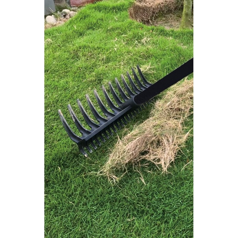 浅香工業 703280 浅香両面爪付レーキ12本爪1350柄#193168 1個（ご注文単位1個）【直送品】