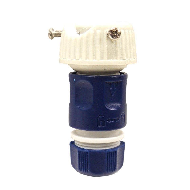 浅香工業 307400 蛇口コネクターセット ブルー #194332 1個（ご注文単位1個）【直送品】