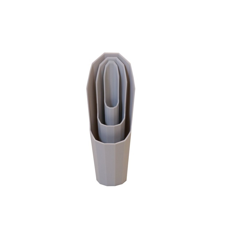 浅香工業 701548 FGプラ多肉土入れ3点セットGR#193960 1個（ご注文単位1個）【直送品】