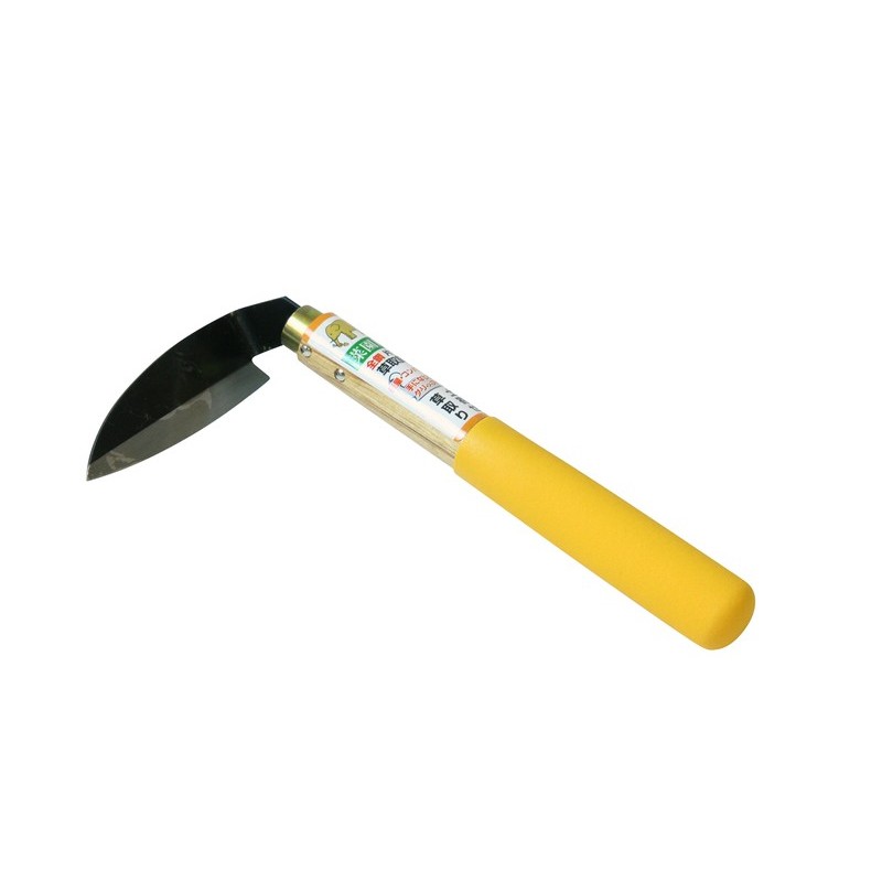 浅香工業 302365 全鋼 片手草取鎌小 グリップ付 #196611 1個（ご注文単位1個）【直送品】