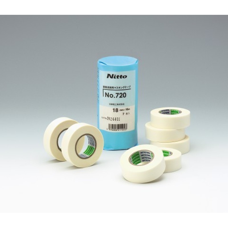 日東電工 9033007 720-12-10 マスキング72012mm10P 1個（ご注文単位1個）【直送品】