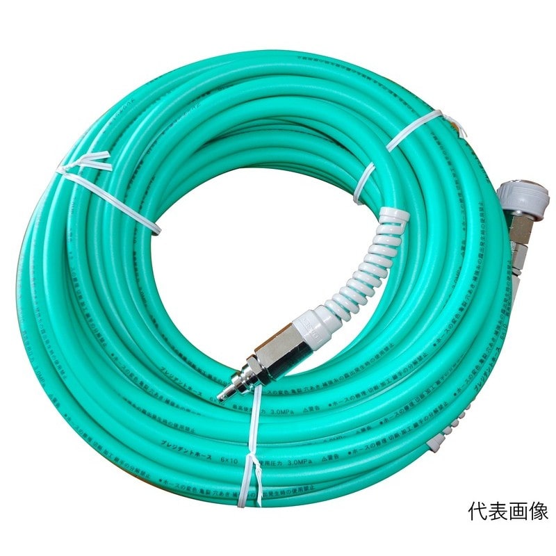 八興 4353092 高圧エアーホース 30m KH6-30 1個(ご注文単位1個)【直送品】