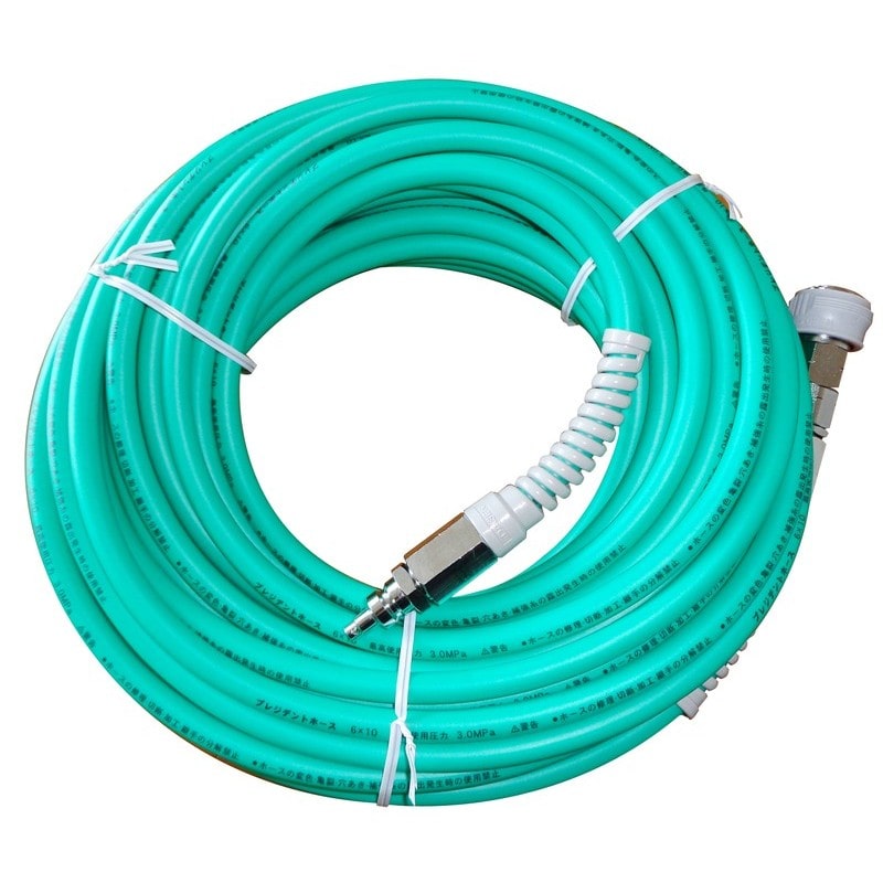 八興 4353090 高圧エアーホース 10m KH6-10 1個(ご注文単位1個)【直送品】