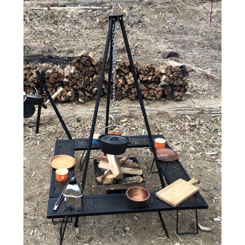 尾上製作所 218409 マルチファイアテーブルIII MT-8317-III 1個(ご注文単位1個)【直送品】