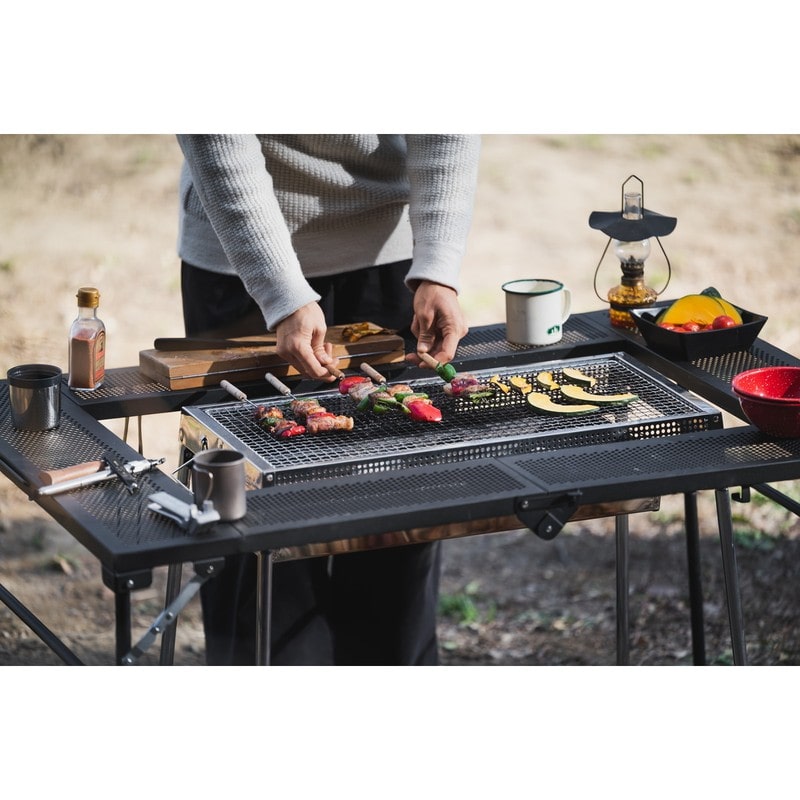 尾上製作所 218406 BBQテーブル4683 II T-4683-II 1個（ご注文単位1個）【直送品】