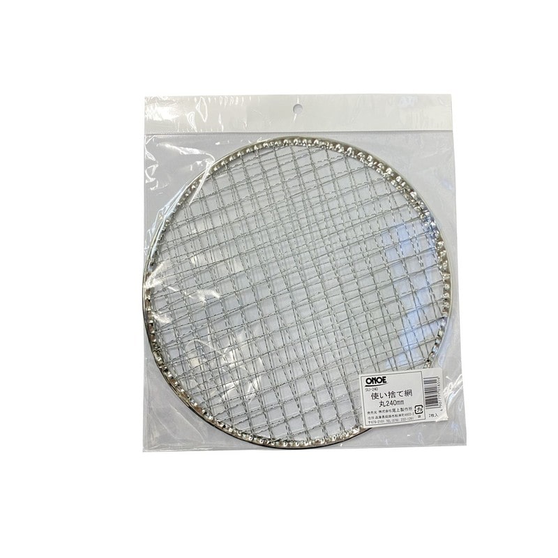 尾上製作所 218417 使い捨て網丸240mm 2枚入 SU-240 1個（ご注文単位1個）【直送品】