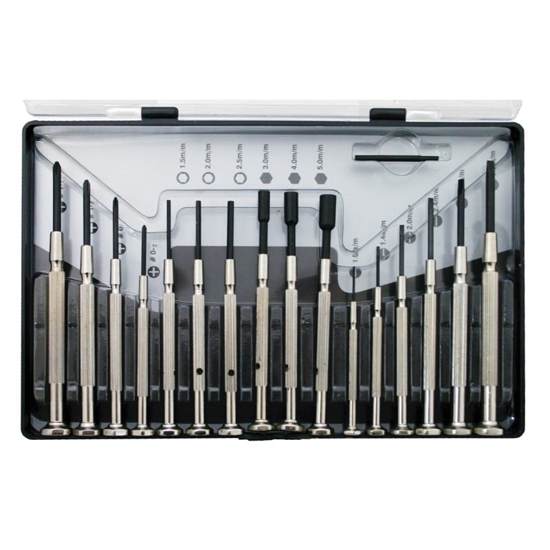 豊光 438181 16PC. 精密ドライバーセット AL-1600 1個(ご注文単位1個)【直送品】