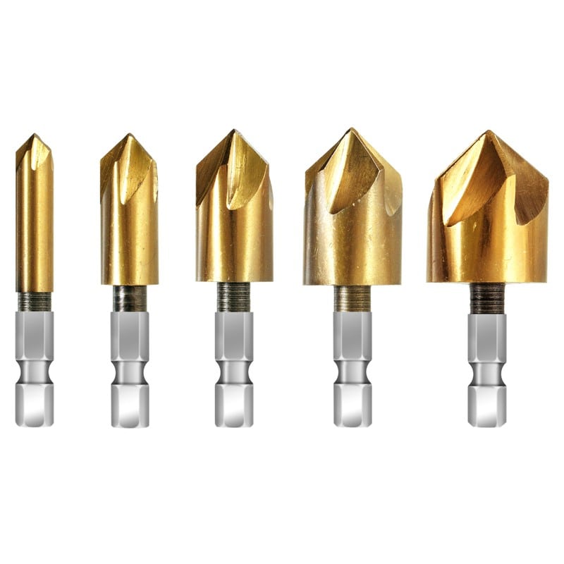 豊光 438452 5PC.面取りカッター 六角軸付 PA-373 1個（ご注文単位1個）【直送品】