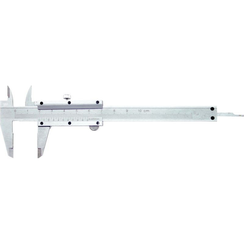 豊光 438497 ステンレス製 精密ノギス 100mm M-1004B 1個（ご注文単位1個）【直送品】