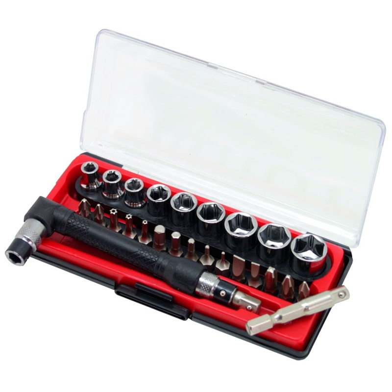 豊光 434219 27PC.ビットソケットセット T-1227 1個（ご注文単位1個）【直送品】