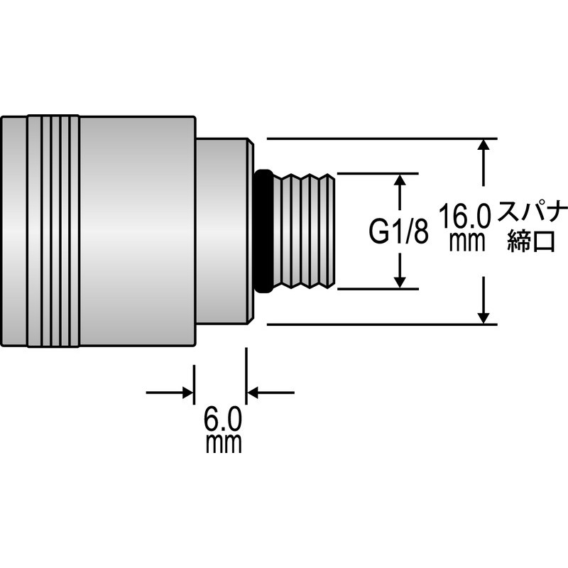 豊光 438813 AM-CPS1エアダスターガンカップリングソケット 1個(ご注文単位1個)【直送品】