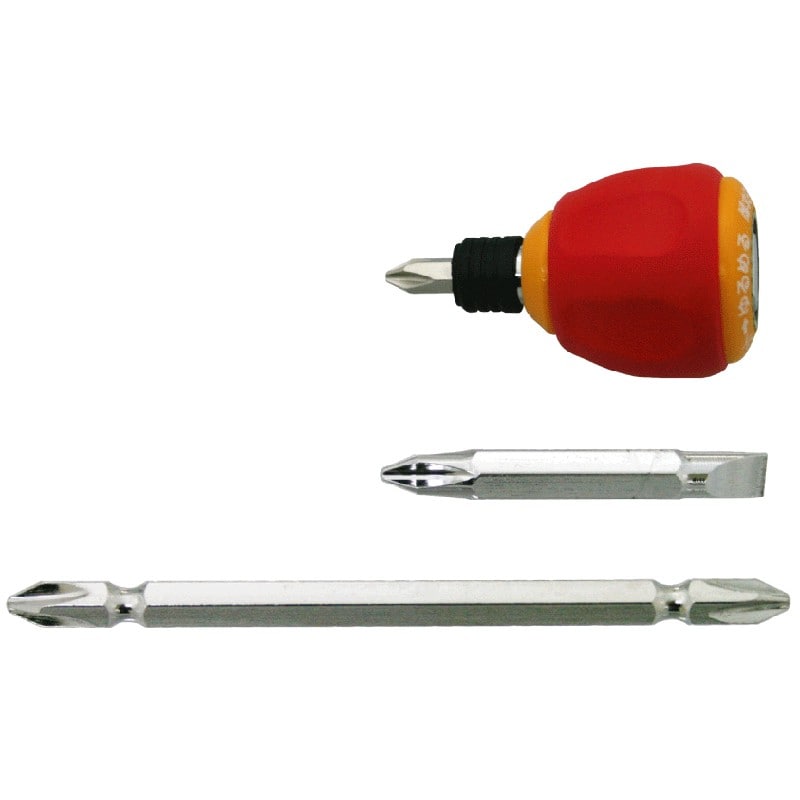 豊光 438169 差替式 スタビーラチェットドライバ- PA-018 1個（ご注文単位1個）【直送品】