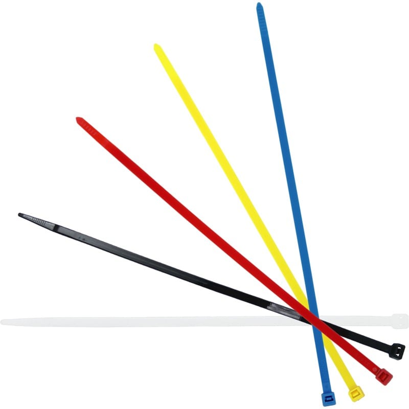 豊光 438378 5色カラー結束バンド 200mm 100本入 603-C20 1個(ご注文単位1個)【直送品】