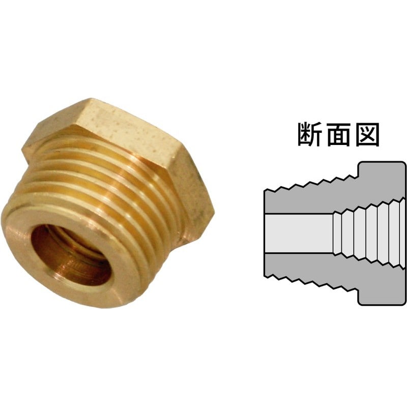 豊光 438893 AM-PR-102 異径中間ブッシング 1個(ご注文単位1個)【直送品】