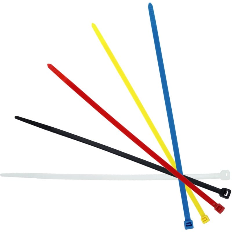 豊光 438377 5色カラー結束バンド 150mm 100本入 603-C15 1個（ご注文単位1個）【直送品】