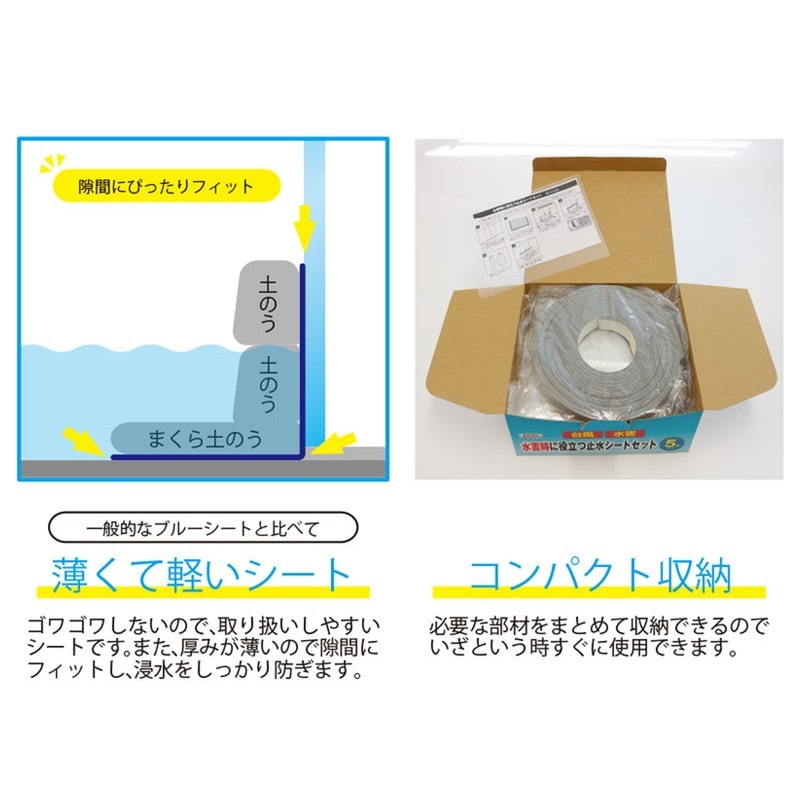 明和グラビア 9034191 止水シートセット土のうタイプ SSS-1025 1個(ご注文単位1個)【直送品】