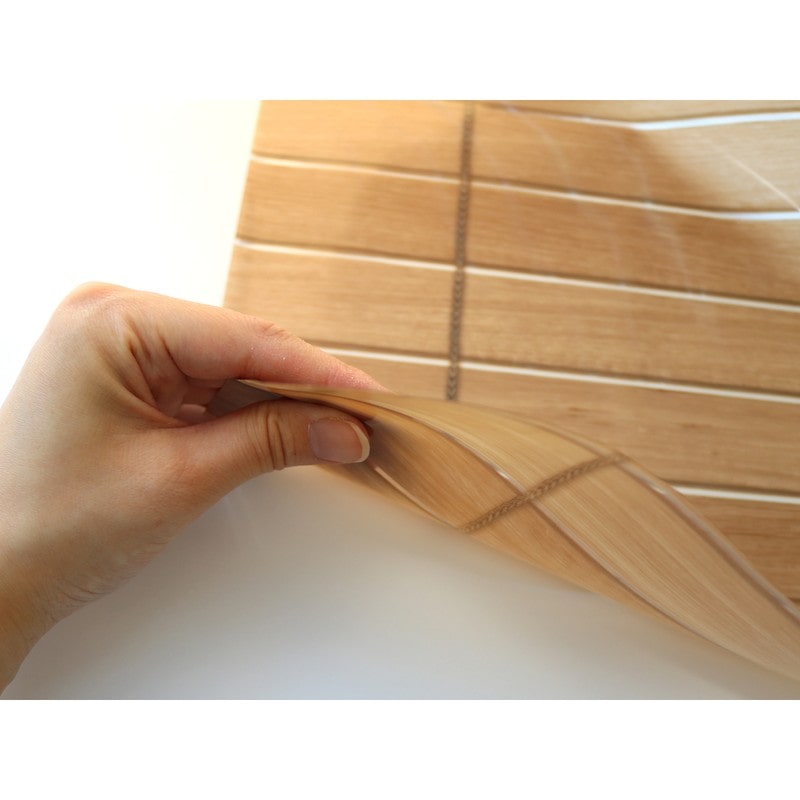 明和グラビア 9034157 ウッドブラインド調窓飾りシート WBM-01 1個（ご注文単位1個）【直送品】