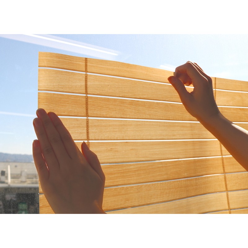 明和グラビア 9034157 ウッドブラインド調窓飾りシート WBM-01 1個（ご注文単位1個）【直送品】