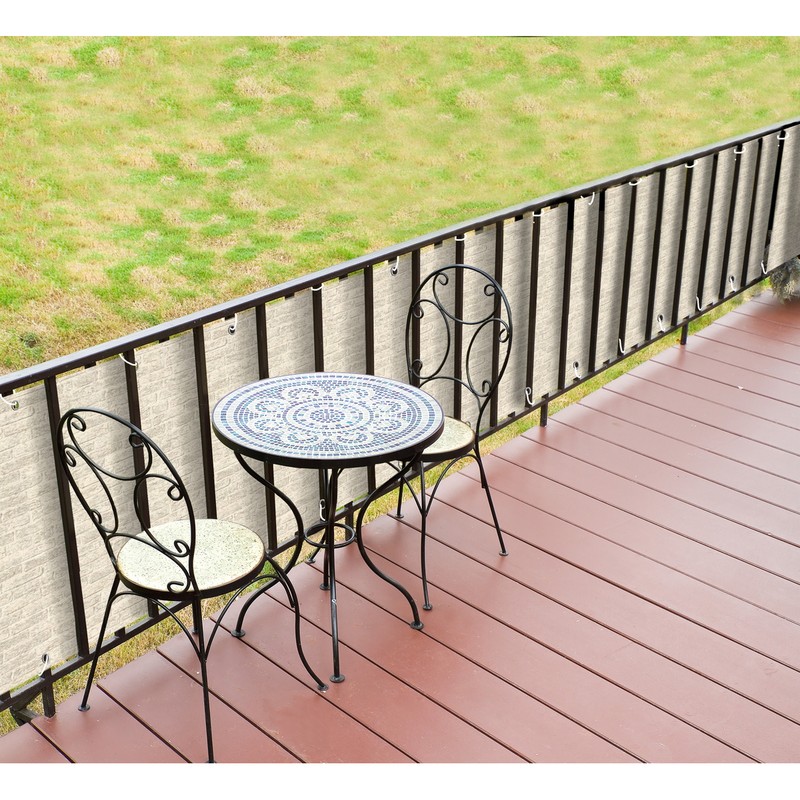 明和グラビア 9034233 ベランダ装飾シート BRDR-8018 1個(ご注文単位1個)【直送品】