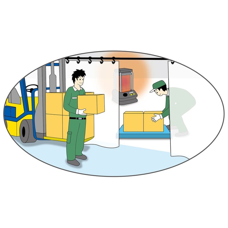 明和グラビア 9034289 間仕切りシート/透明タイプ MST-1836 1個(ご注文単位1個)【直送品】