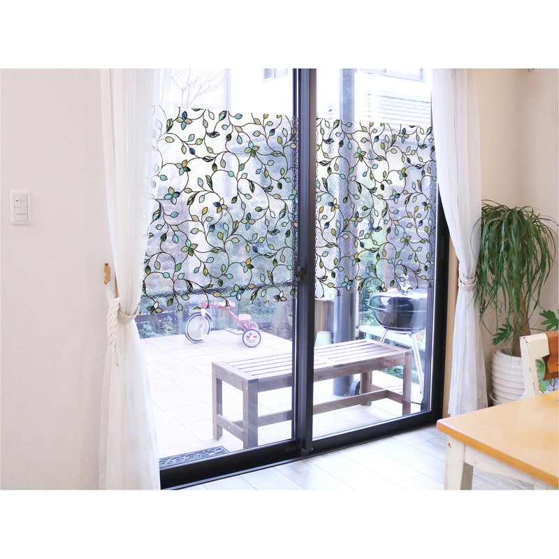 明和グラビア 9034149 窓飾りシート/ステンドタイプ GLS-9211 1個（ご注文単位1個）【直送品】