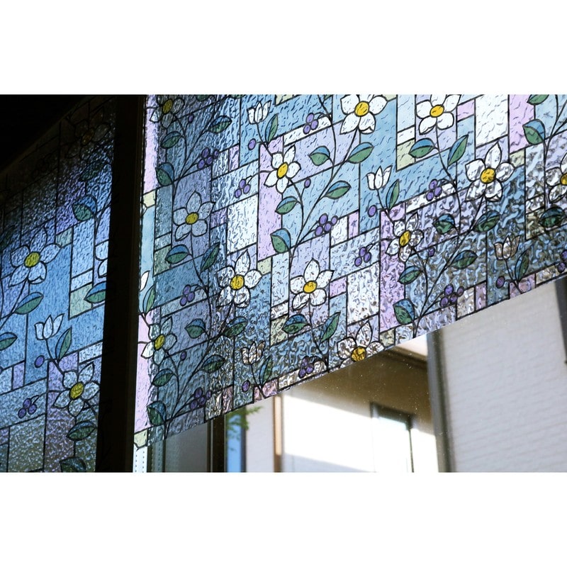 明和グラビア 9034143 窓飾りシート/ステンドタイプ GLS-4657 1個（ご注文単位1個）【直送品】