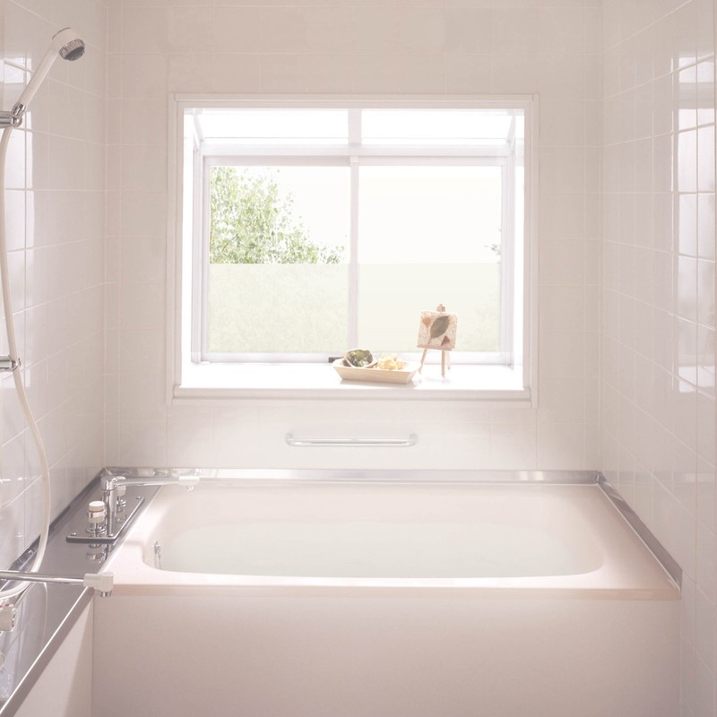 明和グラビア 9034222 浴室目隠しシート/凹凸面に貼れます YMS-9201 1個（ご注文単位1個）【直送品】