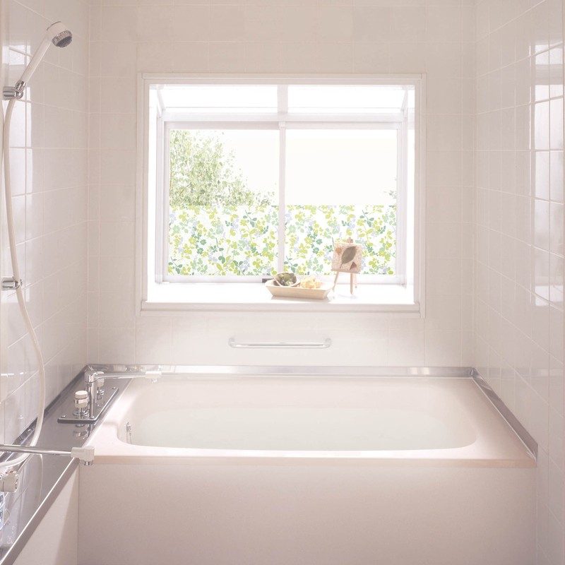 明和グラビア 9034224 浴室目隠しシート/凹凸面に貼れます YMS-9202 1個（ご注文単位1個）【直送品】