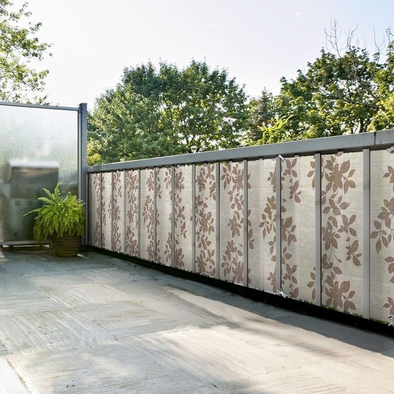 明和グラビア 9034235 ベランダ装飾シート BRDM-8018 1個（ご注文単位1個）【直送品】